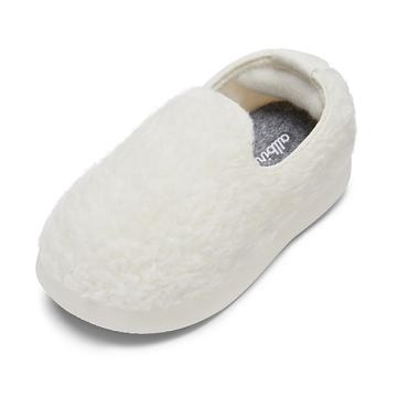 Kids' Allbirds Smallbirds Wool Loungers Slip On Shoes Beige / White | NZ1870MQ