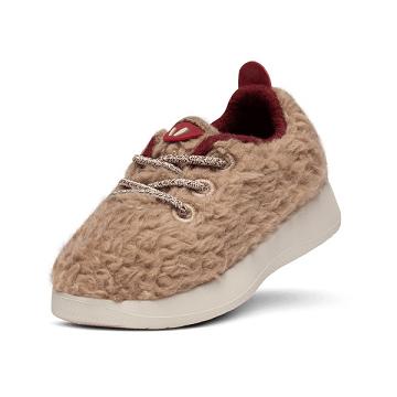 Kids' Allbirds Smallbirds Wool Runner Sneakers Beige / Brown | NZ1858SG