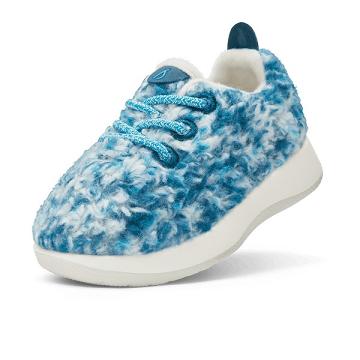 Kids' Allbirds Smallbirds Wool Runner Sneakers Turquoise | NZ1860PJ