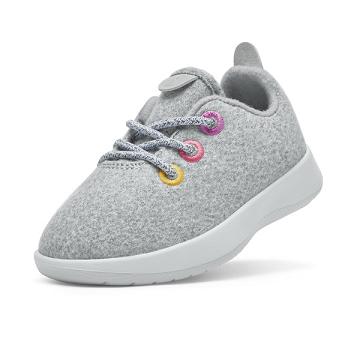 Kids' Allbirds Smallbirds Wool Runner Sneakers Grey | NZ1868WN