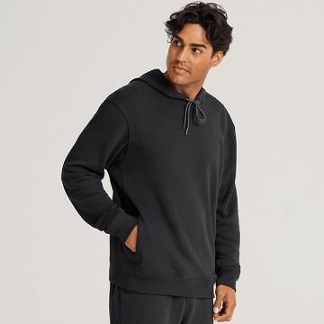 Men's Allbirds R&R Hoodie Black | NZ1334HA