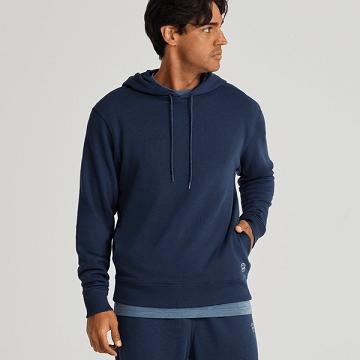 Men's Allbirds R&R Hoodie Navy | NZ1336FD