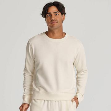 Men's Allbirds R&R Sweat Shirts Beige | NZ1306KO