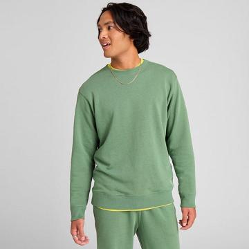 Men's Allbirds R&R Sweat Shirts Olive | NZ1304ZU