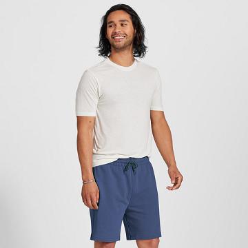 Men's Allbirds R&R Sweat Shorts Navy | NZ1303XY