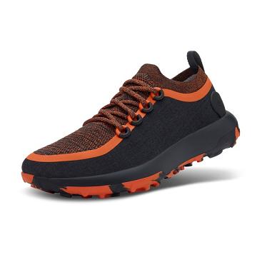 Men's Allbirds Trail Runner SWT Running Shoes Orange / Black | NZ1144BE