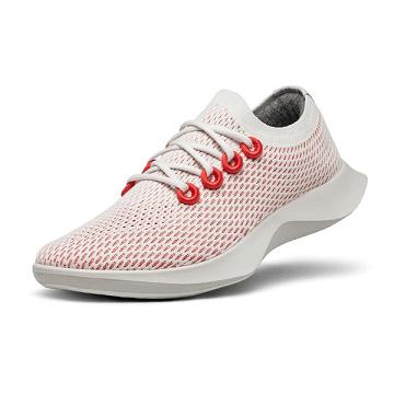 Men's Allbirds Tree Dasher 1 Running Shoes Red / White | NZ1161UZ