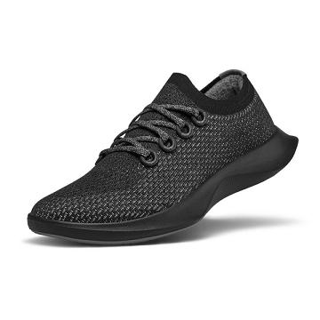 Men's Allbirds Tree Dasher 1 Running Shoes Black | NZ1170BE