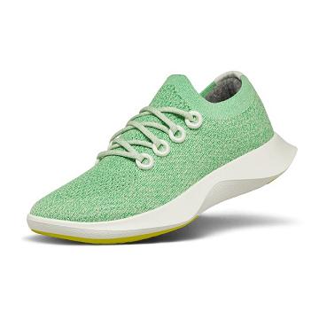 Men's Allbirds Tree Dasher 1 Running Shoes Mint | NZ1173XY