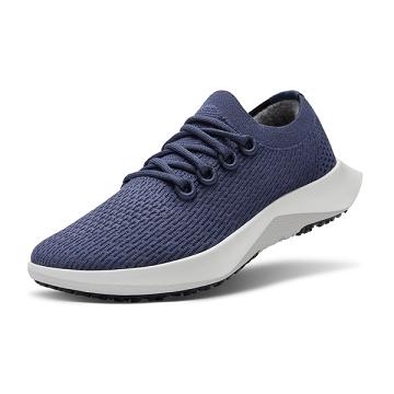 Men's Allbirds Tree Dasher 2 Running Shoes Navy | NZ1197VR