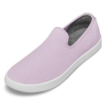 Men's Allbirds Tree Loungers Slip On Shoes Pink / White | NZ1100HA