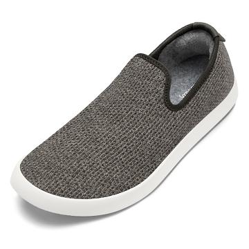 Men's Allbirds Tree Loungers Slip On Shoes Brown / White | NZ1109UZ