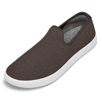 Men's Allbirds Tree Loungers Slip On Shoes Taupe / White | NZ1110YX