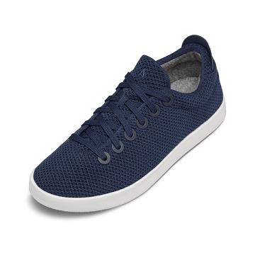 Men's Allbirds Tree Pipers Sneakers Navy | NZ1025DF