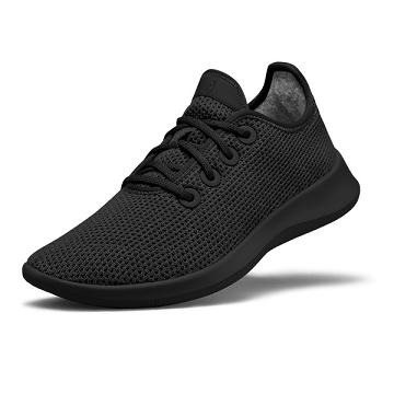 Men's Allbirds Tree Runner Sneakers Black | NZ1078SG