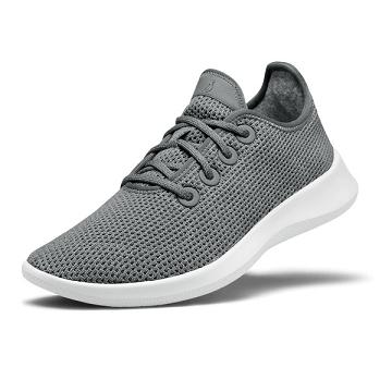 Men's Allbirds Tree Runner Sneakers Grey / White | NZ1079AH