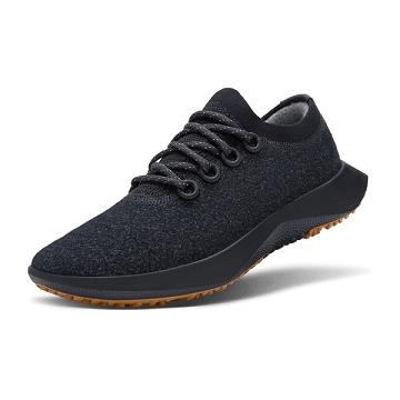 Men's Allbirds Wool Dasher Mizzles Running Shoes Black | NZ1141QM