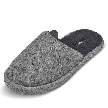 Men's Allbirds Wool Dwellers Slippers Grey | NZ1082IL