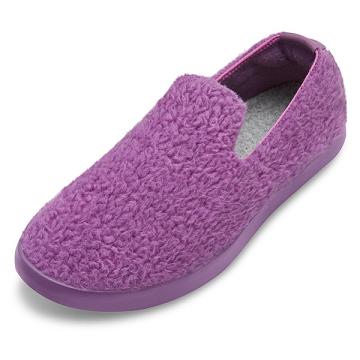 Men's Allbirds Wool Lounger Fluffs Slip On Shoes Purple | NZ1088WN