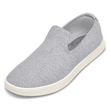 Men's Allbirds Wool Loungers Slip On Shoes Grey | NZ1095XY