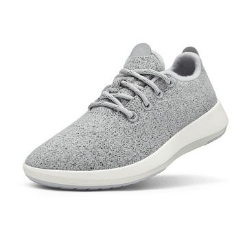 Men's Allbirds Wool Mizzles Sneakers Silver | NZ1049GS