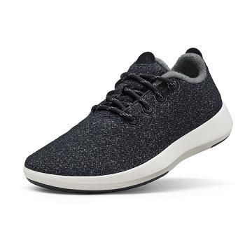 Men's Allbirds Wool Mizzles Waterproof Shoes Grey / White | NZ1267TC