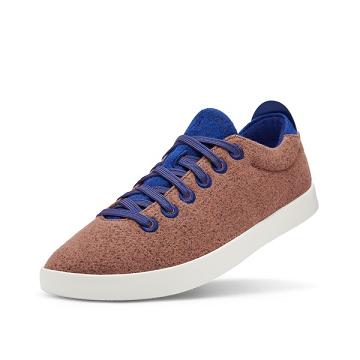 Men's Allbirds Wool Pipers Sneakers Blue / Brown | NZ1030IL