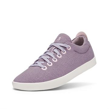 Men's Allbirds Wool Pipers Sneakers Purple | NZ1026SG