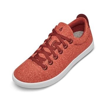 Men's Allbirds Wool Pipers Sneakers Red | NZ1027AH