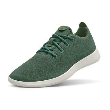 Men's Allbirds Wool Runner Sneakers Olive | NZ1060RV