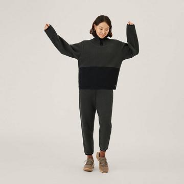 Women's Allbirds Fluff Fleece Pants Black | NZ1764WN