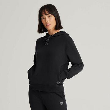 Women's Allbirds R&R Hoodie Black | NZ1782PJ