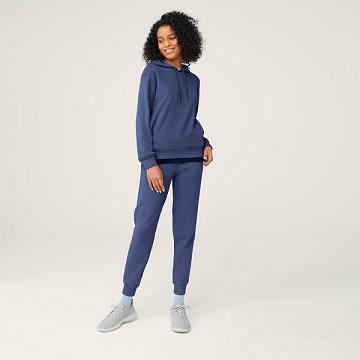 Women's Allbirds R&R Hoodie Blue | NZ1785UZ