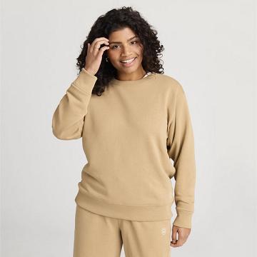 Women's Allbirds R&R Sweat Shirts Brown | NZ1752FD