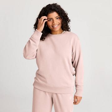 Women's Allbirds R&R Sweat Shirts Pink | NZ1758IL