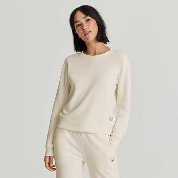 Women's Allbirds R&R Sweat Shirts White | NZ1755AH