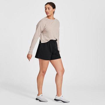 Women's Allbirds R&R Sweat Shorts Black | NZ1750HA