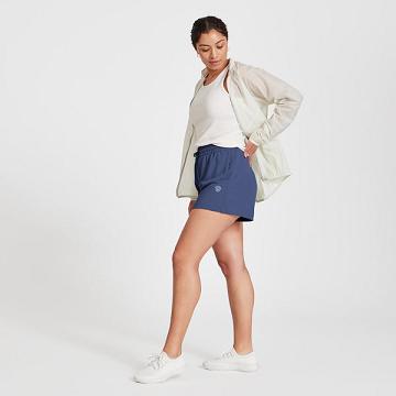 Women's Allbirds R&R Sweat Shorts Navy | NZ1751GS