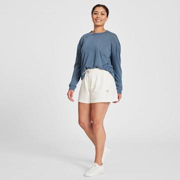 Women's Allbirds R&R Sweat Shorts White | NZ1749NZ