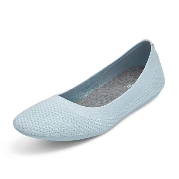 Women's Allbirds Tree Breezers Flat Shoes Mint | NZ1663NW