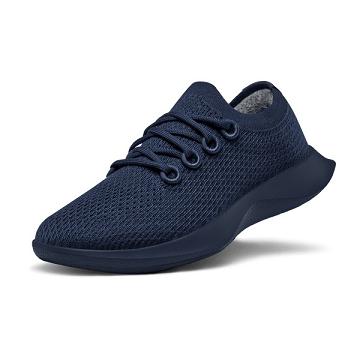 Women's Allbirds Tree Dasher 1 Running Shoes Navy | NZ1586BE