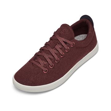 Women's Allbirds Wool Pipers Sneakers Red | NZ1435LI