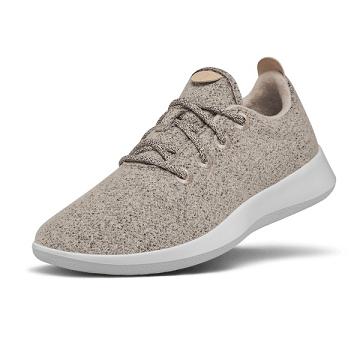 Women's Allbirds Wool Runner Sneakers Beige | NZ1480MQ