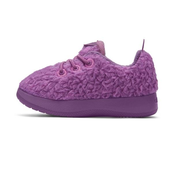 Kids' Allbirds Smallbirds Wool Runner Sneakers Purple | NZ1862IL