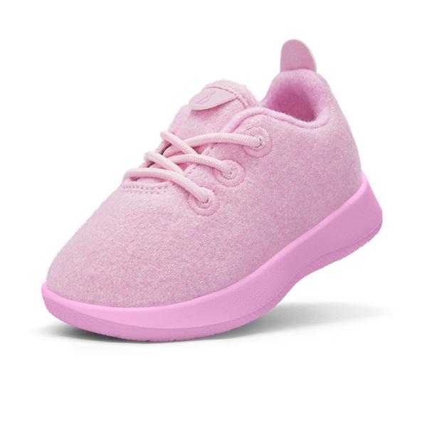 Kids\' Allbirds Smallbirds Wool Runner Sneakers Pink | NZ1865TC