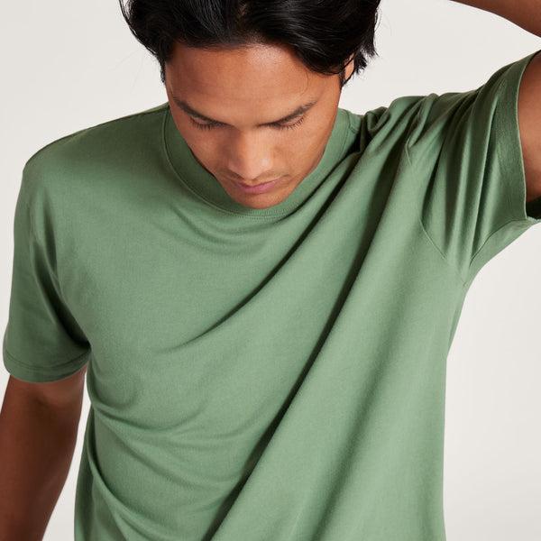 Men's Allbirds Allgood Cotton T Shirts Green | NZ1296WN