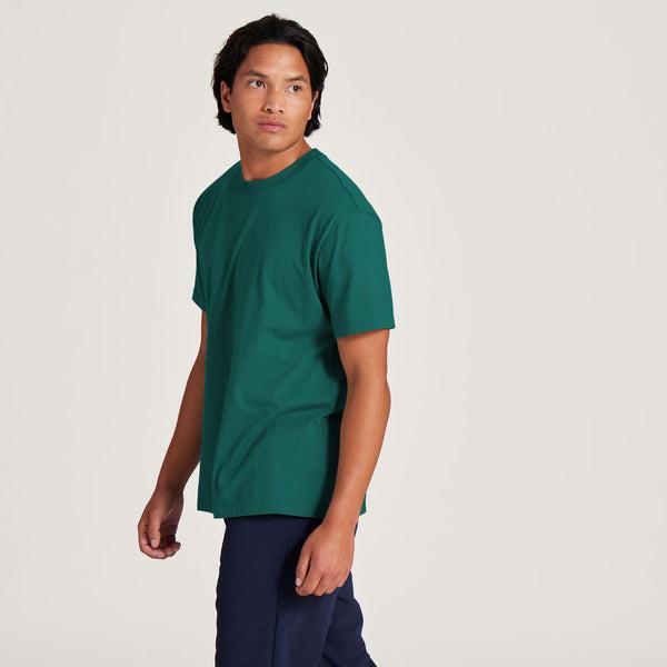 Men's Allbirds Allgood Cotton T Shirts Turquoise | NZ1298MQ