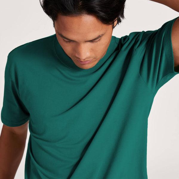 Men's Allbirds Allgood Cotton T Shirts Turquoise | NZ1298MQ