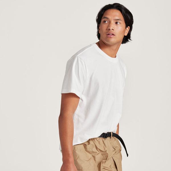 Men's Allbirds Allgood Cotton T Shirts White | NZ1293TC