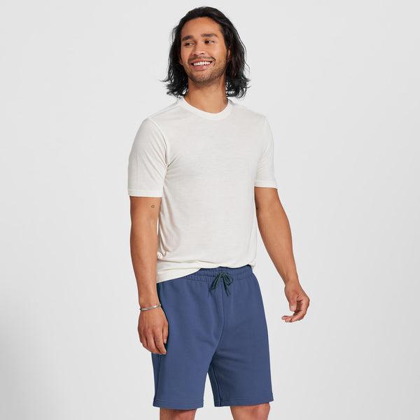 Men\'s Allbirds R&R Sweat Shorts Navy | NZ1303XY